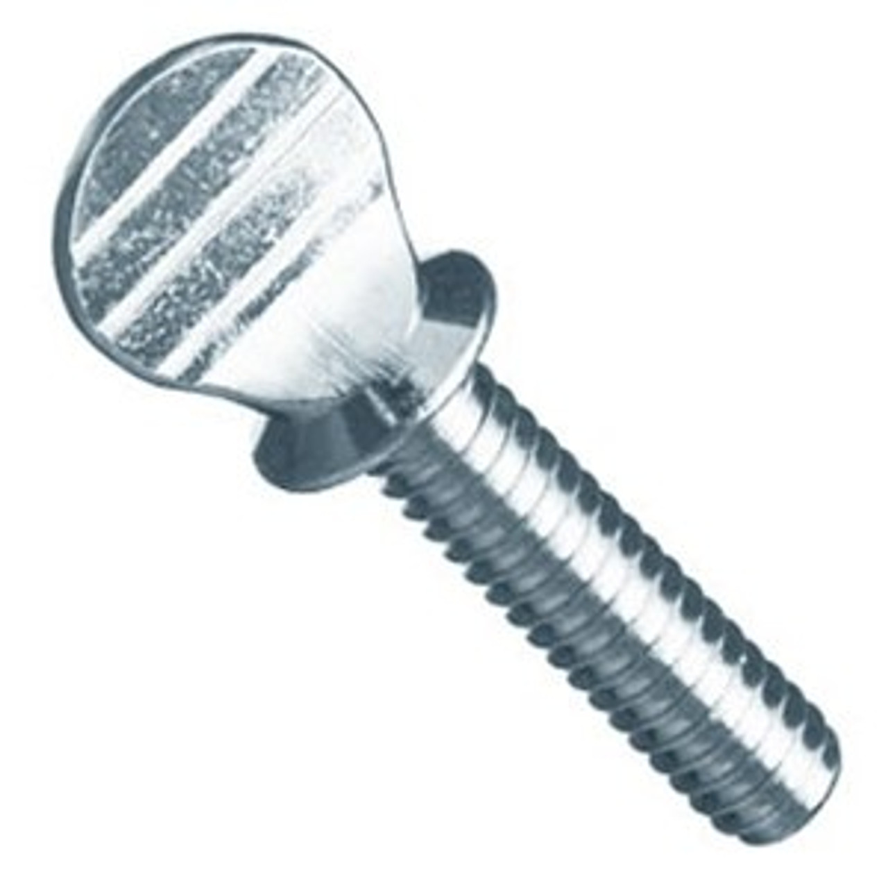 Picture of Brighton Best Br595706 #10-32X3/4" Thumb Screw, Type B, No Shoulder, Zinc Cr+3